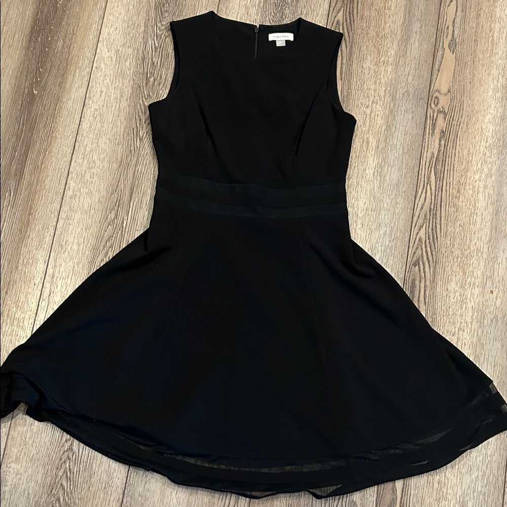 💥Calvin Klein💥Elegant Black Sleeveless Dress